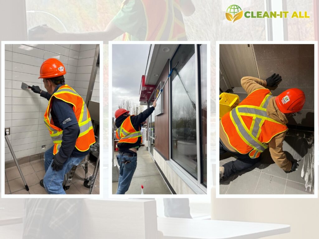 Post-Construction Cleaning at McDonald's in Okanagan