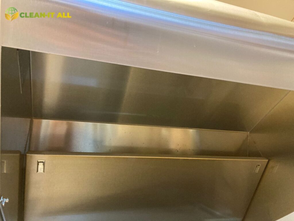 Kitchen hood vent cleaning for Tim Hortons.