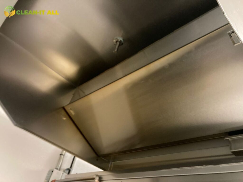 Kitchen hood vent cleaning for Tim Hortons.