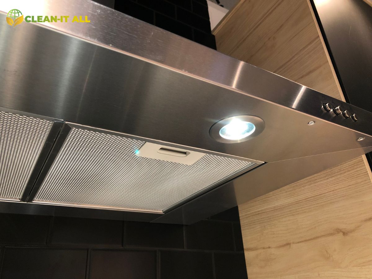 Residential kitchen hood vent in Vancouver
