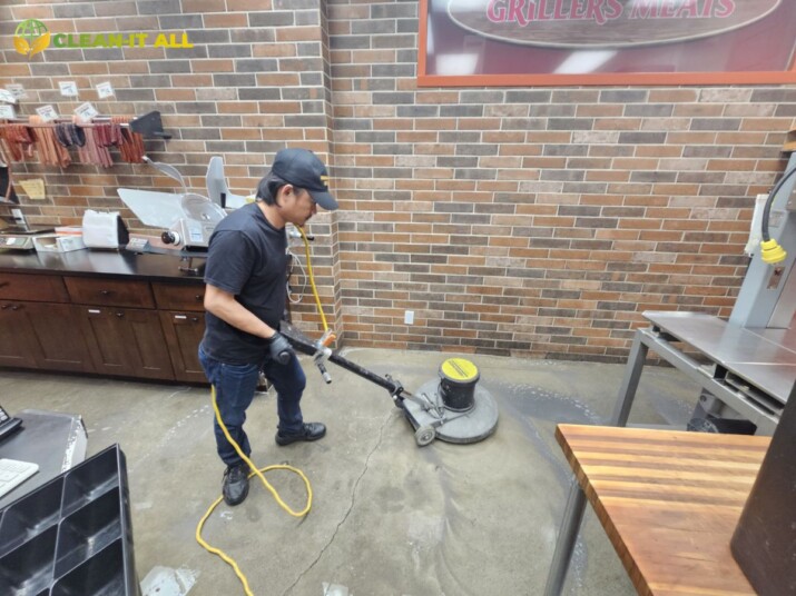Floor Scrubbing in Kamloops